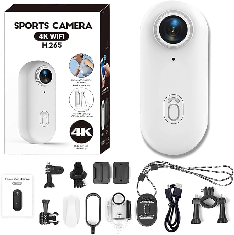 4K HD Mini Vlog Camera with WiFi